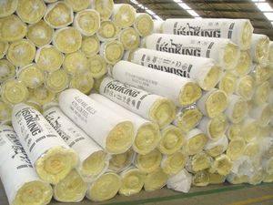 ISOKING Couverture en <span class=keywords><strong>laine</strong></span> de <span class=keywords><strong>verre</strong></span> isolante pour toiture <span class=keywords><strong>140mm</strong></span> avec feuille d'aluminium FSK en aluminium R20 R22 en forme de feuille ISOKING - Product Image 5