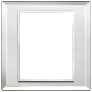 Ice Silver <b>Wall</b> Switch <b>Plate</b> 18.5 Cm Length 3.3 Cm Height Single Gang Cover - Product Image 1