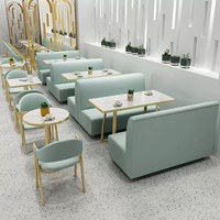 Meubles de restaurant de style moderne, chaise, table, canapé, mobilier commercial, chaise longue en cuir pour restaurant, canapé