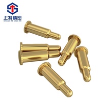 Shangte Brass Gold-plating Stock 2mm ~50mm Height Spring Loaded Pogo Pin Connector