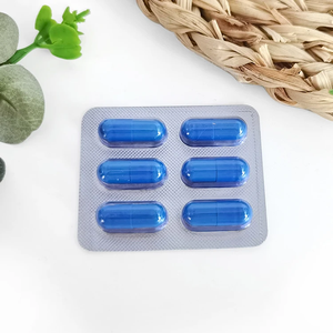 Capsules de fibres alimentaires en gel bleu naturel pour hommes, soins quotidiens de santé, complément alimentaire pour soutenir le système immunitaire, vente en gros - Product Image 3
