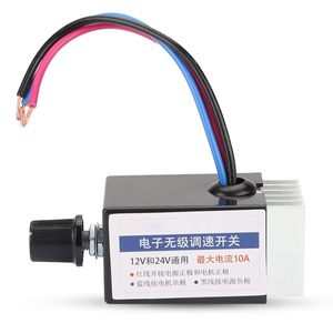 Aismartlinkユニバーサル<span class=keywords><strong>DC</strong></span> 12V/24Vモータースピードコントローラ、モータースピードレギュレータ、モーターガバナースイッチ、より良い熱放散 - Product Image 2