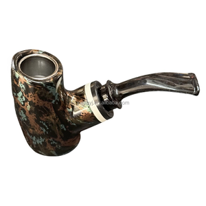 6 pièces ensembles de pipe à fumer pipe à fumer à l'ancienne <span class=keywords><strong>porte</strong></span>-cigarette à la main pipe à tabac cadeaux tabac herbe sèche boîte-cadeau en bois - Product Image 4
