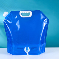 500ml 1L 3L 5L emballage de poche d'eau de bec de boisson réutilisable écologique imprimé par coutume pour le sac en plastique de boisson de vin