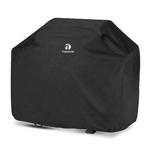 Ventes directes d'usine Couverture de gril en polyester imperméable résistante à la déchirure pour barbecue Couverture de brûleur de protection UV avec sac de rangement - Product Image 1