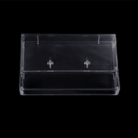 Vente en gros d'étuis à cassettes rétro transparents de haute qualité étui vide en plastique étui vierge pour cassettes audio avec moyeux/broches