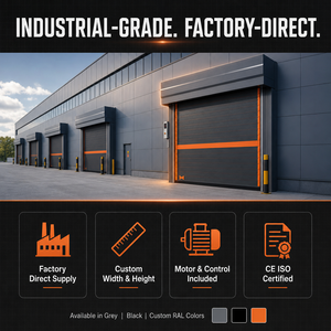 <span class=keywords><strong>Porte</strong></span> de <span class=keywords><strong>garage</strong></span> à enroulement rapide en alliage d'aluminium haut de gamme, moderne et personnalisée, pour entrée de véhicule, mur extérieur intelligent, anti-effraction, en spirale - Product Image 6