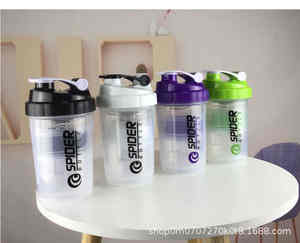 Vaso mezclador de tres capas para batidos, vaso mezclador tipo araña, caja para polvo, vaso para agua, vaso para proteínas en polvo, vaso para sustitutos de comidas, vaso para batidos de leche - Product Image 3