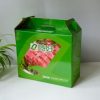 Boîtes rigides en carton ondulé pour le transport de fruits et légumes, gaufrage, écologiques, recyclables, impression de logo personnalisée