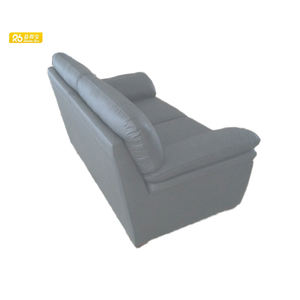 बर्गंडी चमड़े के लोवेसइट चीन आधुनिक शैली के डबल सोफा लिविंग रूम के लिए काले वास्तविक चमड़े के क्लासिक डिजाइन के साथ - Product Image 5