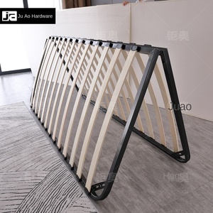 Support pliant à quatre barres de style moderne cadre de lit squelette en métal pour chambres d'hôtel - Product Image 6