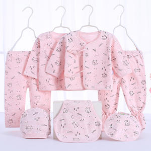 Conjunto de Ropa de Bebé de 5 Piezas, 100% Algodón, con Estampado de Dibujos Animados, para Recién Nacidos, Moda de Primavera - Product Image 6