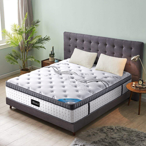 Colchón Híbrido de Espuma y Resortes Rucas M208 - Diseño Tradicional Hipoalergénico y Refrescante Enrollable en Caja - Product Image 1