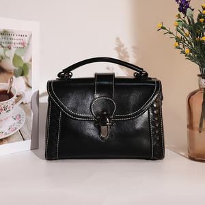 <span class=keywords><strong>Borse</strong></span> da Donna in Pelle Cerata Spaccata all'Ingrosso, <span class=keywords><strong>Borse</strong></span> a Tracolla Vintage di Grande Capacità Fatte a Mano - Product Image 4