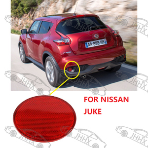 Feu antibrouillard arrière <span class=keywords><strong>rouge</strong></span> pour NISSAN <span class=keywords><strong>JUKE</strong></span> 2015 2016 2017 2018 Réflecteur de pare-chocs arrière feu de frein arrière - Product Image 1