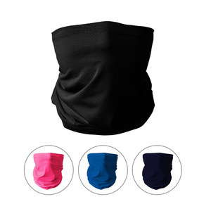 Mascarilla Facial de Ciclismo con Protección Solar, Pañuelo de Cuello de Seda Helada, Diadema Transpirable para Deportes al Aire Libre de Verano, Corta para Hombre - Product Image 1