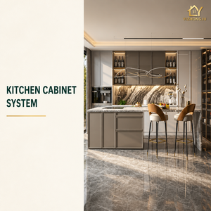 Custom Modern Luxury <strong>Bedroom</strong> Wardrobe Floor-to-Ceiling <strong>White</strong> Marble Grain High <strong>Gloss</strong> 2-Drawer Gold Handle Dark Home <strong>Furniture</strong> - Product Image 3