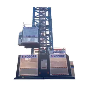 Độ cao của tòa nhà thương mại sinocorp sc200/200 xây dựng thang máy chất lượng cao