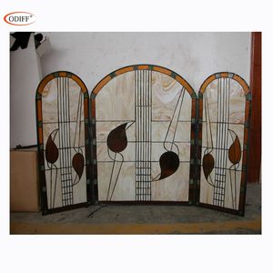 إبداعية عتيقة معلقة لوحة نافذة باب المعرض مكتب ملونة تيفاني فن الزجاج الملون لرسومات الحائط المعلقة - Product Image 6