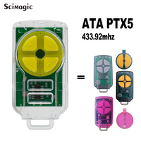 Ouvre-porte de garage ATA PTX5, émetteur portatif 433,92 MHz, PTX-5 TrioCode GDO PTX5V1 PTX5V2 GDO Rolling Code