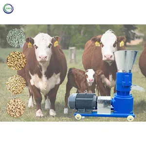 Pelletizador de fabricación de pellets para animales, modelo 3kw 120, máquina de molino de pellets, molino de piensos, máquina de fabricación de pellets de piensos para pájaros y cabras