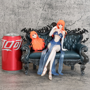 ฟิกเกอร์อนิเมะวันพีซ นามิ นั่งบนโซฟา ขนาด 17 ซม. ทำจาก PVC ของสะสมตกแต่งโต๊ะทำงาน - Product Image 3