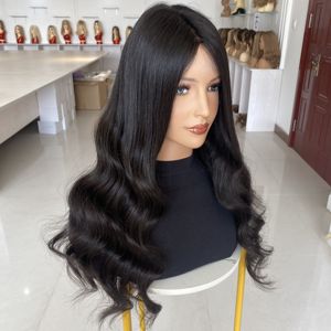 วิกผมแ<span class=keywords><strong>ท</strong></span>้สีดำธรรมชา<span class=keywords><strong>ต</strong></span>ิแบบยุโรป  จัดเรียงเส้นผม<span class=keywords><strong>ต</strong></span>ามแนวเกล็ดผม  ไม่ต้องใช้กาว  ฐานลูกไม้โ<span class=keywords><strong>ป</strong></span>ร่งใสแบบสวิส  วิกผมยิวจากโรงงานโดย<span class=keywords><strong>ต</strong></span>รงสำหรับผู้หญิง - Product Image 1