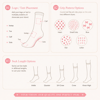 Chaussettes de yoga en coton respirant avec logo personnalisé, antidérapantes, pour le fitness, la barre et le Pilates, pour femmes, chaussettes antidérapantes