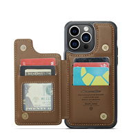 Coque de téléphone intégrée à double fermeture magnétique pour iPhone 15Pro 14Plus 13 pour Samsung S24Ultra Classic Cover