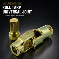 Joint universel à manivelle résistant à l'usure pour bâche de remorque à enroulement latéral, accessoires de remorque