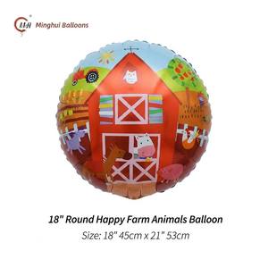 Globo de Mylar de Dibujos Animados de <span class=keywords><strong>La</strong></span> <span class=keywords><strong>Vaca</strong></span> <span class=keywords><strong>Lola</strong></span> Farm, Globo de <span class=keywords><strong>Vaca</strong></span> y Gallo, Animales de Granja, Decoración para Fiestas de Cumpleaños Infantiles con Temática de Granja - Product Image 5