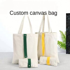 Sacs fourre-tout réutilisables pour cadeaux, sacs fourre-tout en toile de coton pour les courses avec logo personnalisé - Product Image 2