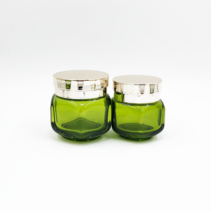 Contenants pour Soins de la Peau Emballage Cosmétique Ensemble de Pots en Verre Vert avec Pompe Scellée pour Tonique Lotion Crème Crème Visage Carton - Product Image 5