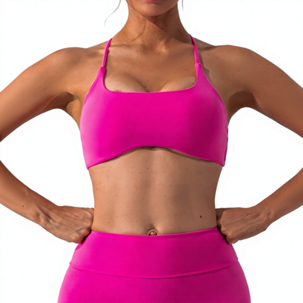 Soft Brushed Cross Back Sports Bra High Support Removable Pads Women for Yoga Running Fitness