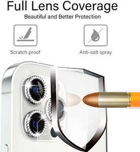 Anello di metallo con vetro di protezione per obiettivo della fotocamera per <span class=keywords><strong>iPhone</strong></span> 13 <span class=keywords><strong>12</strong></span> mini 11 14 13 16pro <span class=keywords><strong>max</strong></span> 15 <span class=keywords><strong>12</strong></span> <span class=keywords><strong>pro</strong></span> <span class=keywords><strong>Cover</strong></span> completa per vetro obiettivo della fotocamera - Product Image 4
