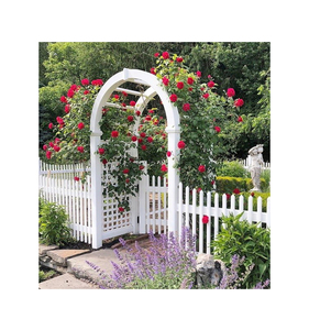 White Plastic <strong>Fence</strong> for Village Yard Outdoor Garden White <strong>Cheap</strong> Privacy PVC Vinyl <strong>Picket</strong> <strong>Fence</strong> <strong>Panel</strong> - Product Image 1