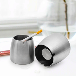 Cendrier en acier inoxydable sans fumée ni odeur, avec boîte de rangement portable grande capacité pour cigares, pour l'intérieur - Product Image 2