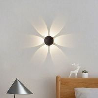 Applique Murale Florale Minimaliste Moderne 12CM pour Ambiance Couloir et Hall Dropshipping DDP
