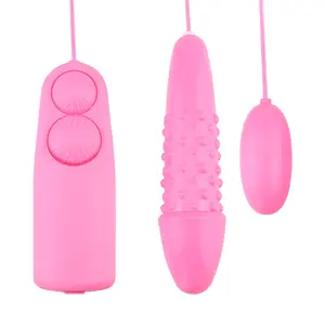 Juguetes Sexuales al por Mayor Populares, Vibrador de Doble Potencia con Forma de Huevo Saltarín, Simulación de Pene con Relieve, Vibrador de Punto G, Huevos del Amor para Mujer - Product Image 1