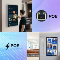 Écran tactile intelligent Android de 21, 24, 27 et 32 pouces, lecteur multimédia numérique mural, écran publicitaire pour les magasins de détail