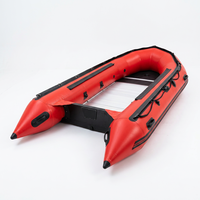 YLS-470 Bateau de pêche gonflable robuste en PVC de 1,2 mm, capacité 8 personnes, pliable, léger, durable et stable pour la dérive
