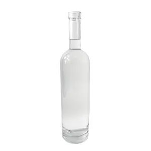 375ml 750ml 1000ml frosted printing decal painted synthetic cork glass liquor colonial arizona bottle for craft spirit