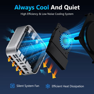 SOAYAN 2026 Silent I3-1215U 12GB LP DDR5 อินเทล มินิพีซี Wi-Fi 6 มินิ<span class=keywords><strong>คอม</strong></span>พิวเตอร์ สำหรับใช้งานที่บ้าน สำนักงาน ป้ายดิจิทัล เล่นเกมเบาๆ - Product Image 6