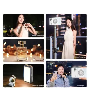 Éclairage d'Appoint RVB Plein-Spectre Haute Puissance pour Streaming en Direct Mobile, Photographie Extérieure, Vente Flash Transfrontalière, Lumière de Poche Beauté - Product Image 6