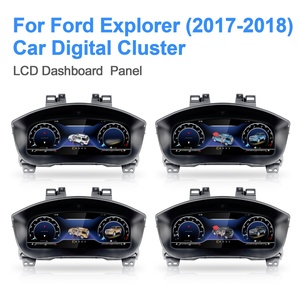 <b>For</b> Ford Explorer 2017-2018 Navihua LCD Dashboard Virtual Cockpit Digital Cluster Auto <b>Speedometer</b> LCD Instrument Linux System - Product Image 3