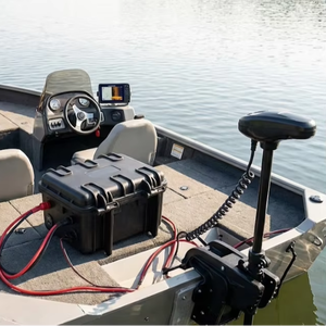 Batterie au lithium LiFePO4 à cycle profond BIXELL 12V 100Ah pour camping-car, moteur de pêche en mer et machines agricoles - Product Image 1