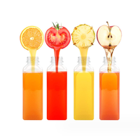 Taille personnalisée 4Oz 8Oz Vide Carré En Plastique PET Bouteilles Juicy Boissons pour Jus