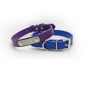 2024 en çok satan ayarlanabilir PU deri evcil hayvan tasmaları özel Logo köpek tasması lüks Pet malzemeleri - Product Image 4