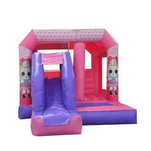 Bouncer castle tiup pvc komersial rumah pantul untuk anak-anak dapat dipompa lompat tiup