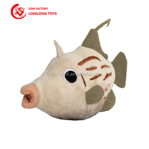 Nhà Máy Tùy Chỉnh Sang Trọng Linh Vật Công Ty Cá Mềm Sang Trọng Trở Lại Đệm Polyester Thú Nhồi Bông Động Vật Đại Dương Đồ Chơi Sang Trọng - Product Image 4